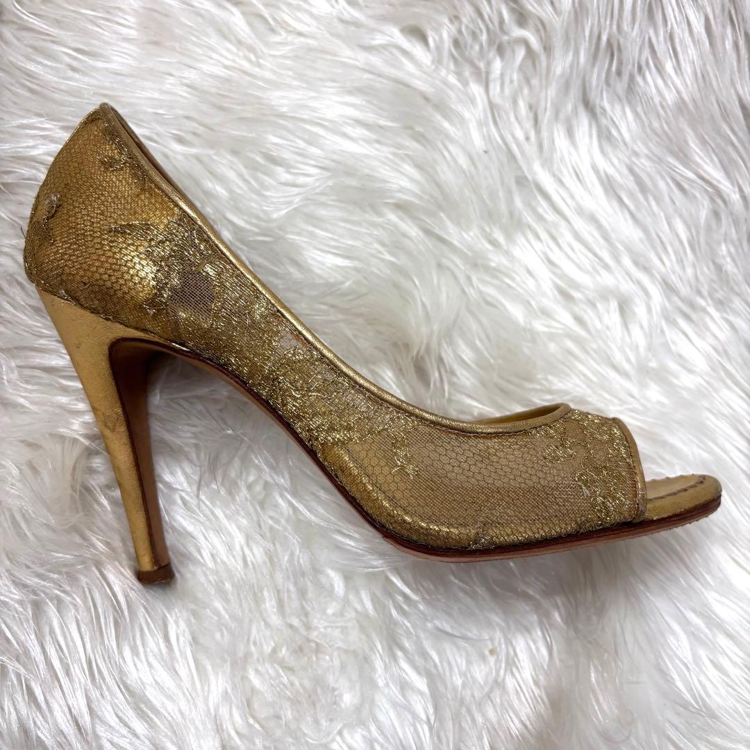 MANOLO BLAHNIK 良品✨マノロブラニク オープントゥサンダル