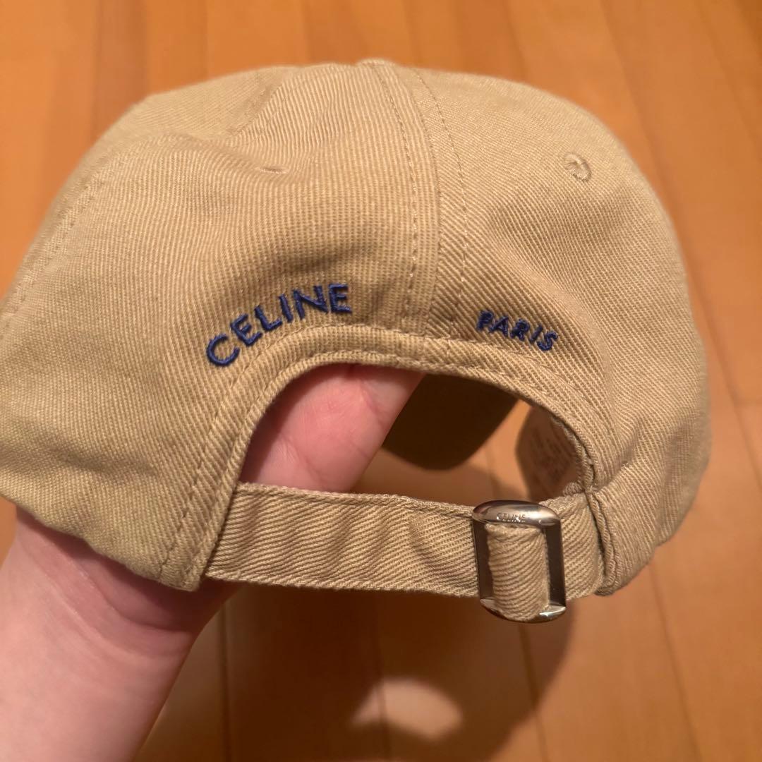 セリーヌ新作　ヴィヴィエンヌキャップ　コットンツイル