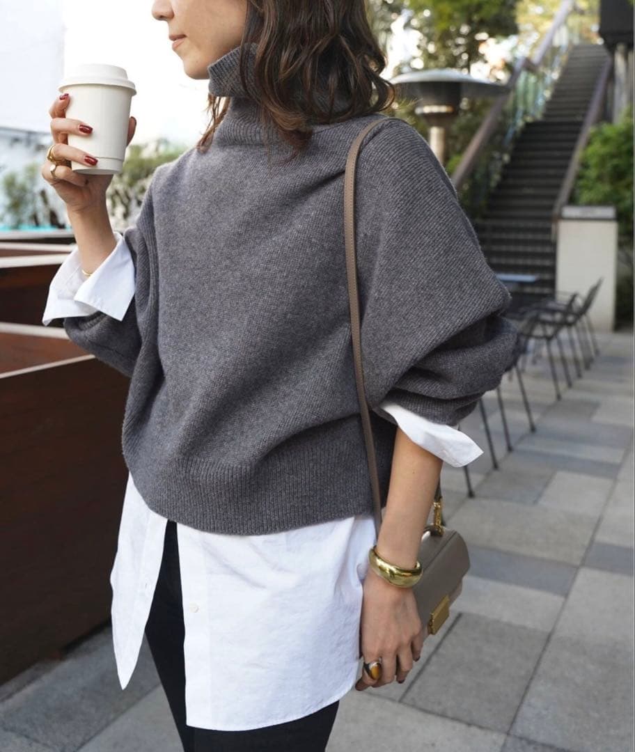 【1/21まで】R2W CROP TURTLE KNIT 新品未使用