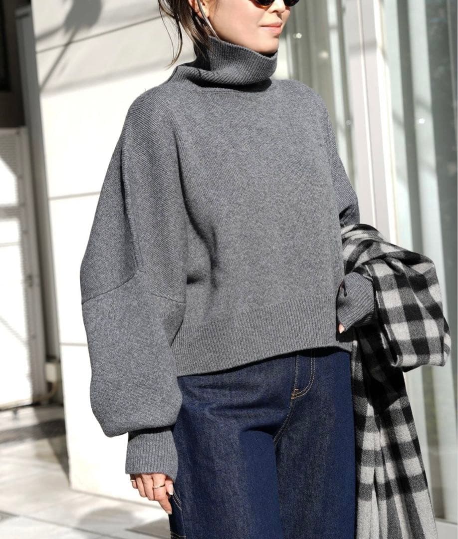 【1/21まで】R2W CROP TURTLE KNIT 新品未使用