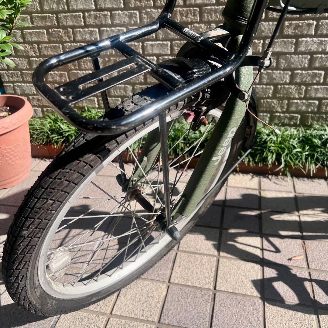 Jeep 折りたたみ自転車 オリーブグリーン　20インチ