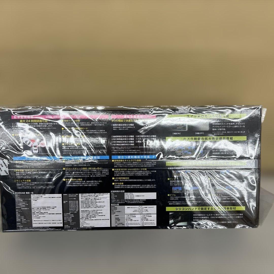 601375　コムテック ミラー型ドライブレコーダー ZDR048
