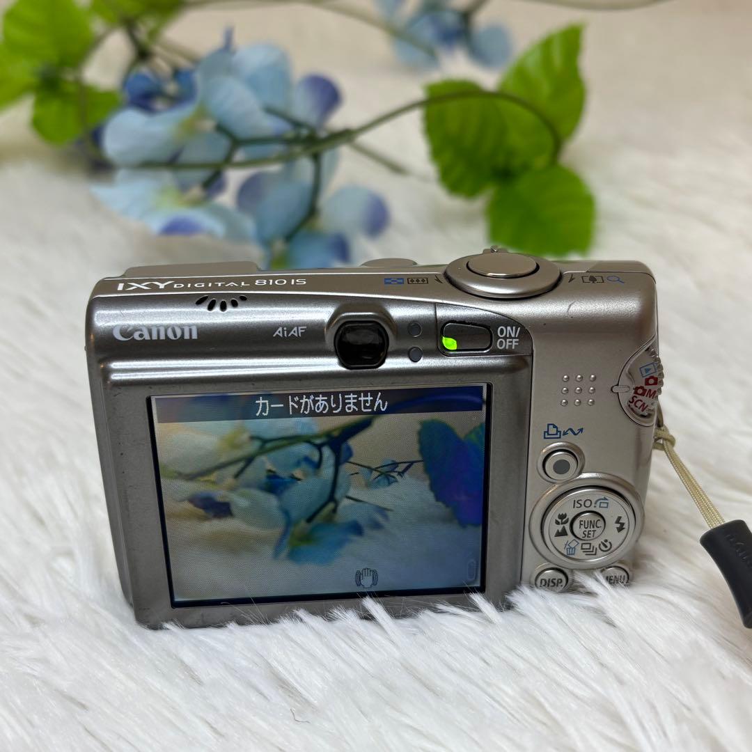 Canon IXY 810IS PC1235 充電器　箱 コンデジ　動作品