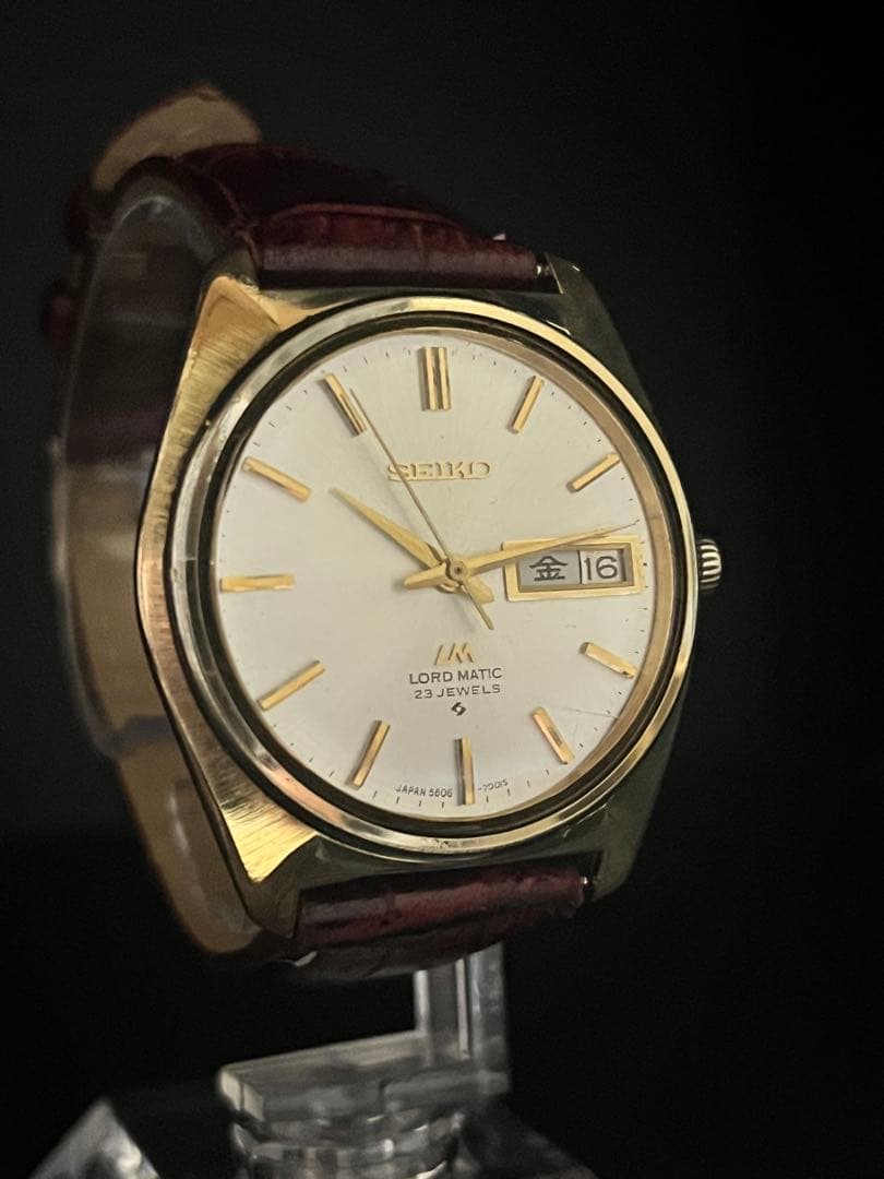 ★超美品！バフ掛仕上 セイコーロードマチックLMメンズ腕時計　自動巻　稼働