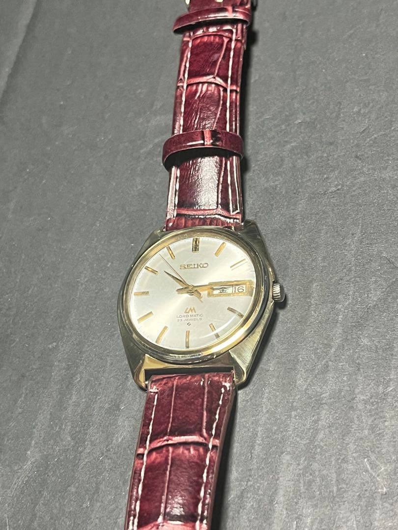 ★超美品！バフ掛仕上 セイコーロードマチックLMメンズ腕時計　自動巻　稼働