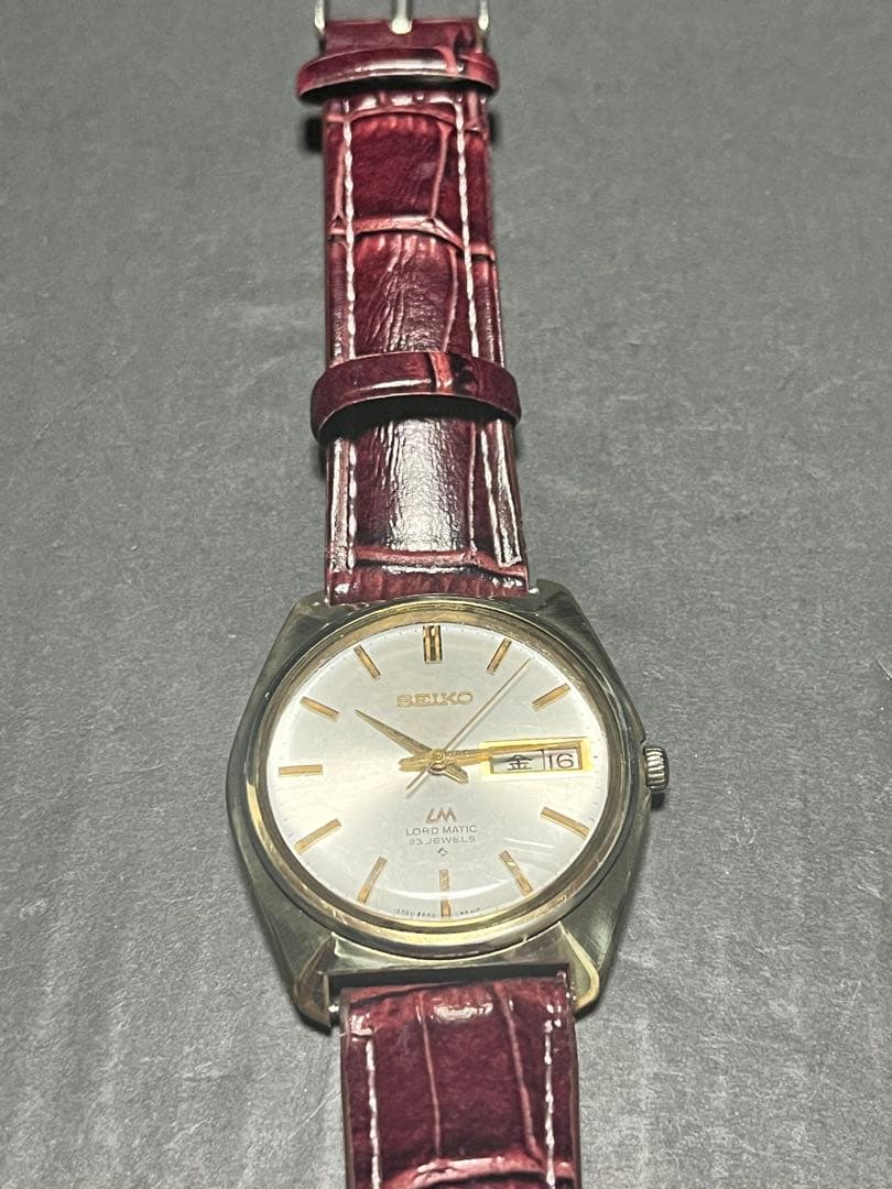 ★超美品！バフ掛仕上 セイコーロードマチックLMメンズ腕時計　自動巻　稼働