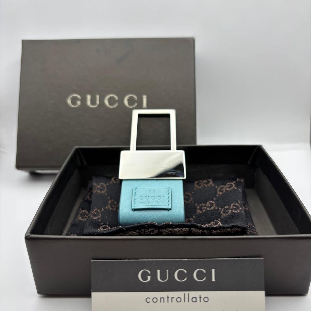 【極美品】GUCCI グッチ キーホルダー キーリング チャーム 海外限定