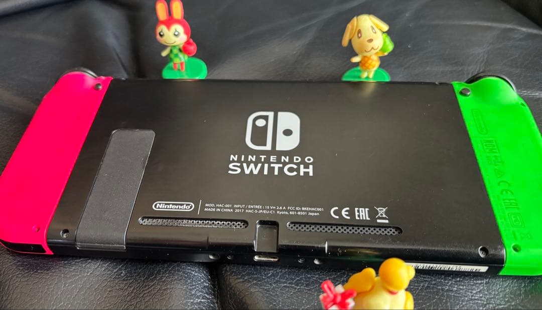 Nintendo Switch グリーン・ピンクジョイコン正常動作