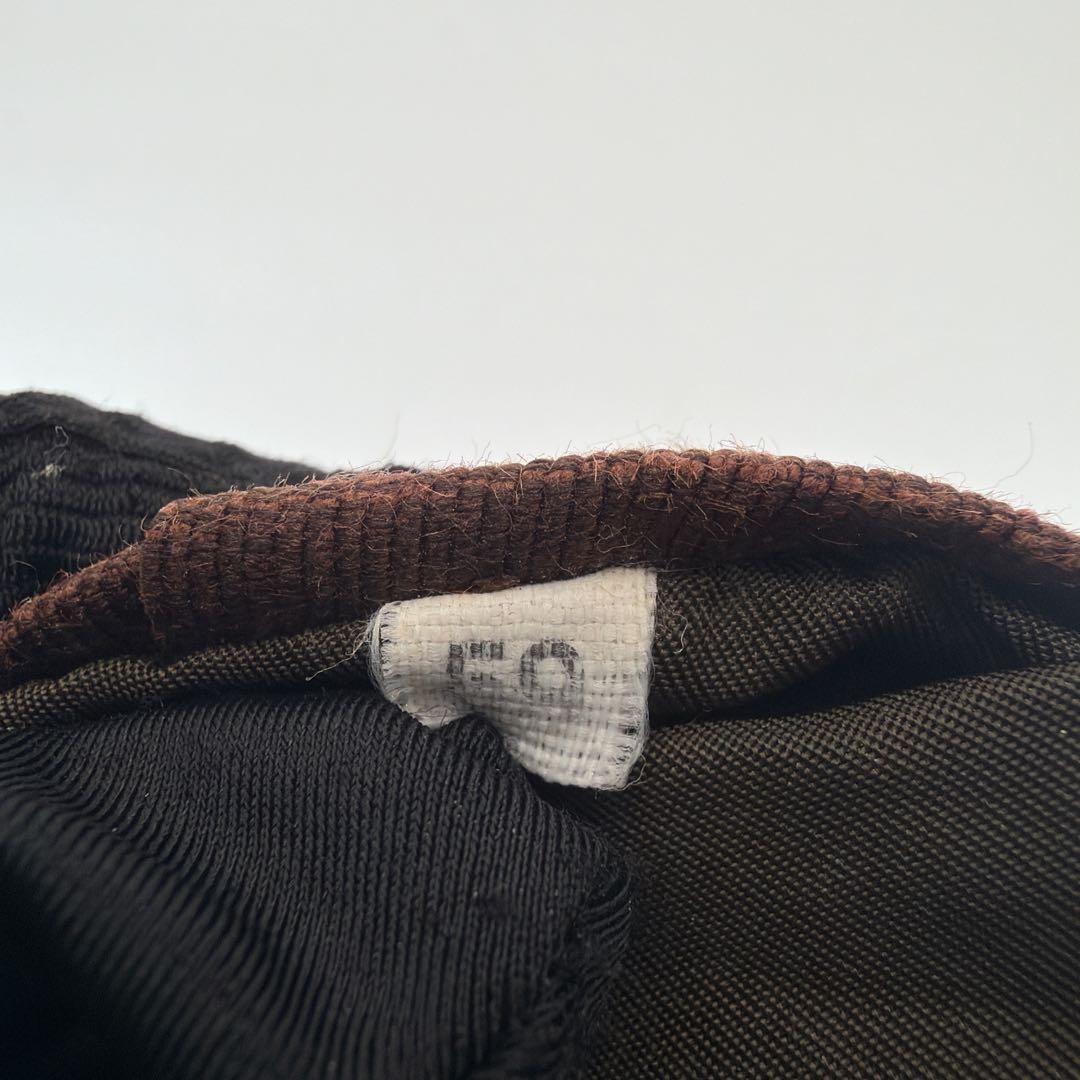 良品 PRADA 巾着ポーチ カーキ ヴィンテージ ナイロン 三角ロゴ