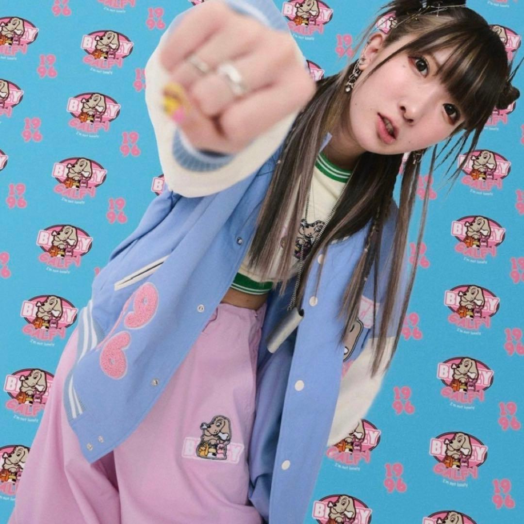 【GALFY × BEFTEY】コラボスタジャン + スノーパンツ（ピンク）