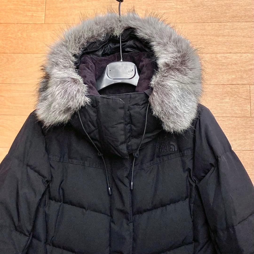 美品 ノースフェイス ダウンコート M GORE WINDSTOPPER ダウン