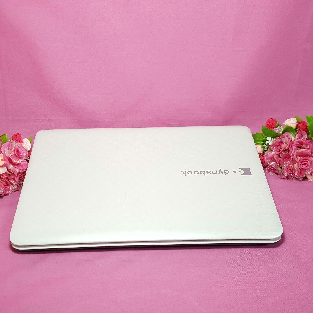 Windows10搭載✿東芝✿艶ホワイト✿ダイナブック✿大容量HDD✿メモリ4G