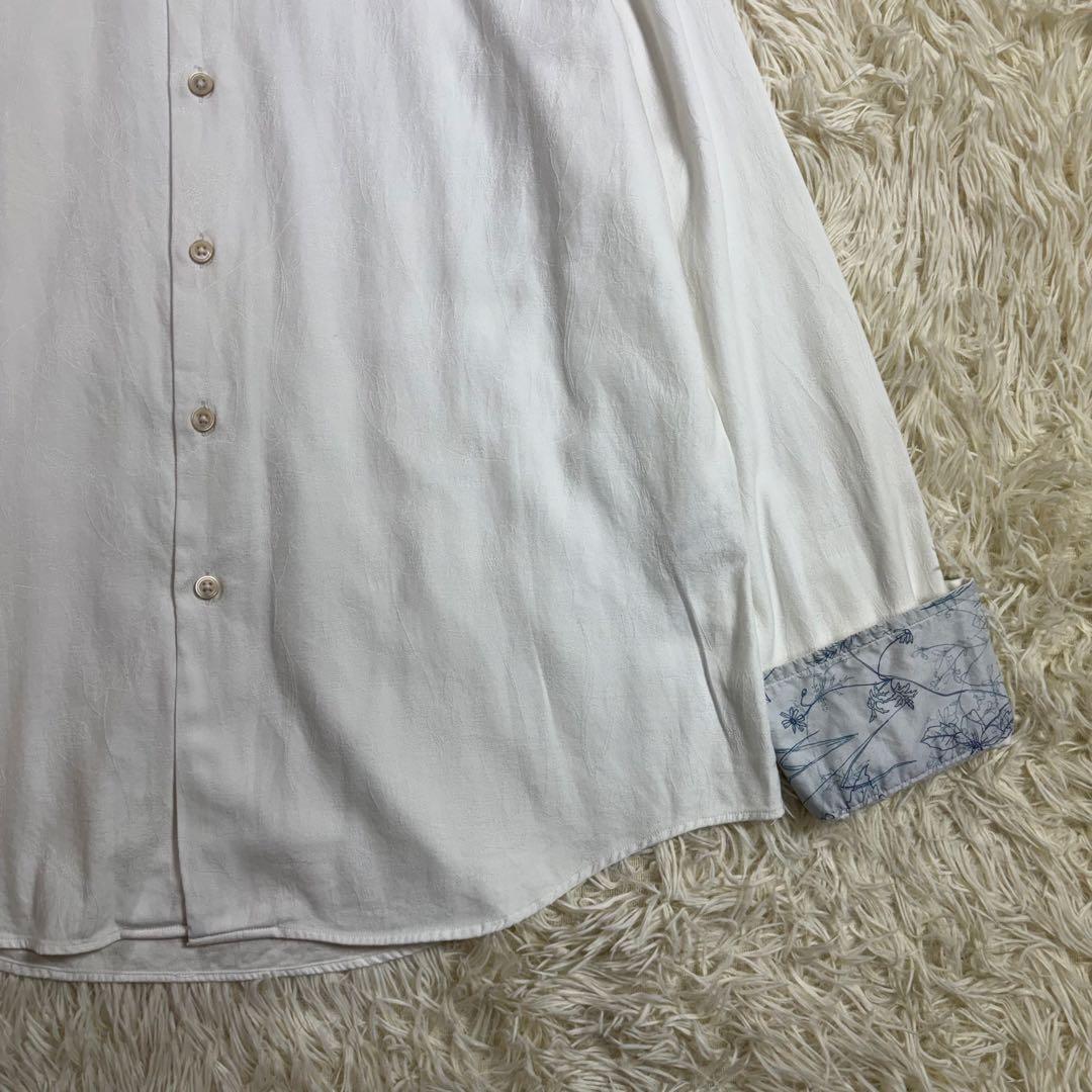 ✨高級ライン✨ ポールスミス コレクション 花柄 ジャガード織り 長袖シャツ