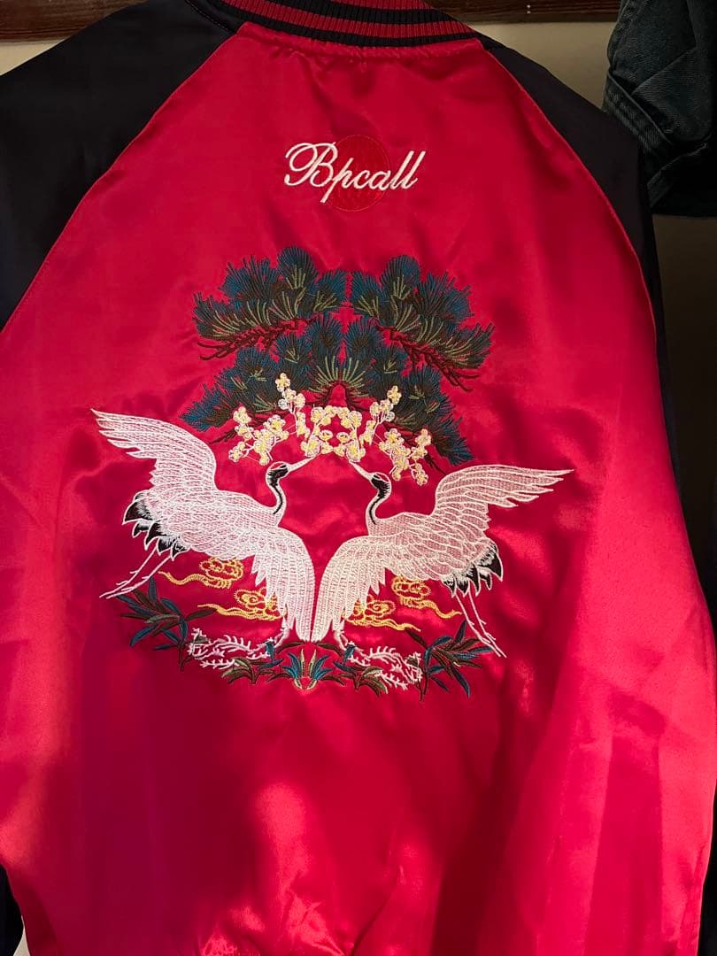 STRUGGLE スカジャン 刺繍　US NAVY