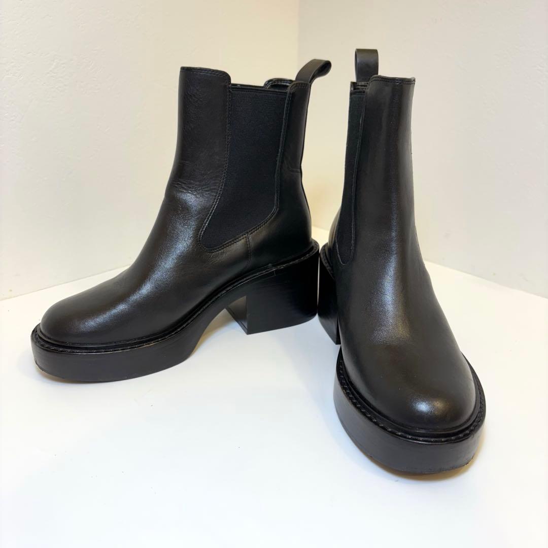 最終値下げ‼️COACH サイドゴアブーツ 高ヒール 23cm