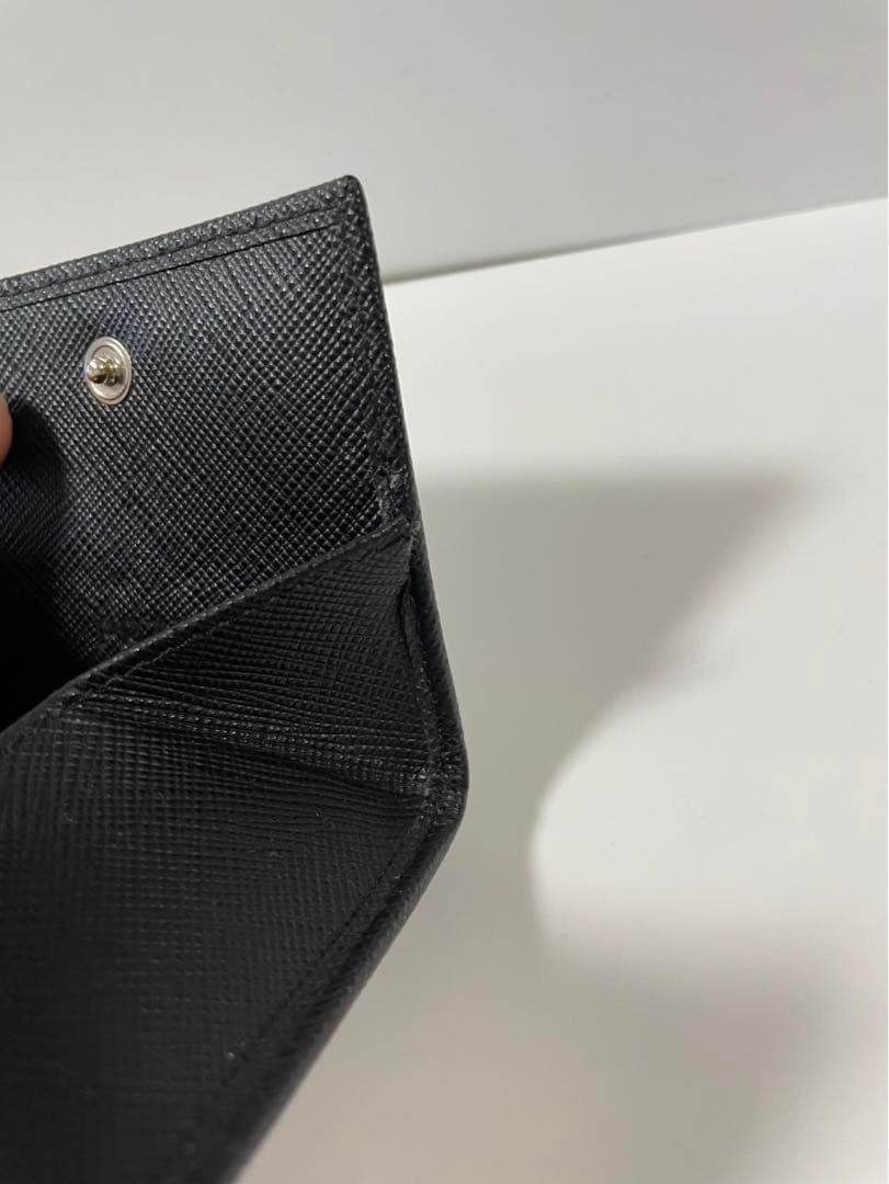 PRADA プラダ サフィアーノレザー トライアングル ケース