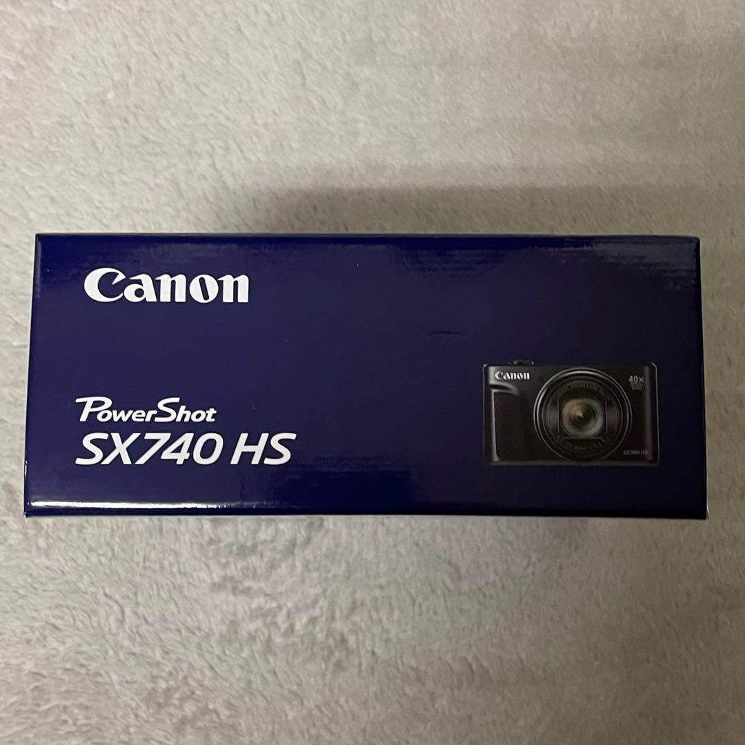 【新品・未開封】キヤノン POWERSHOT SX740 HS ブラック 40倍
