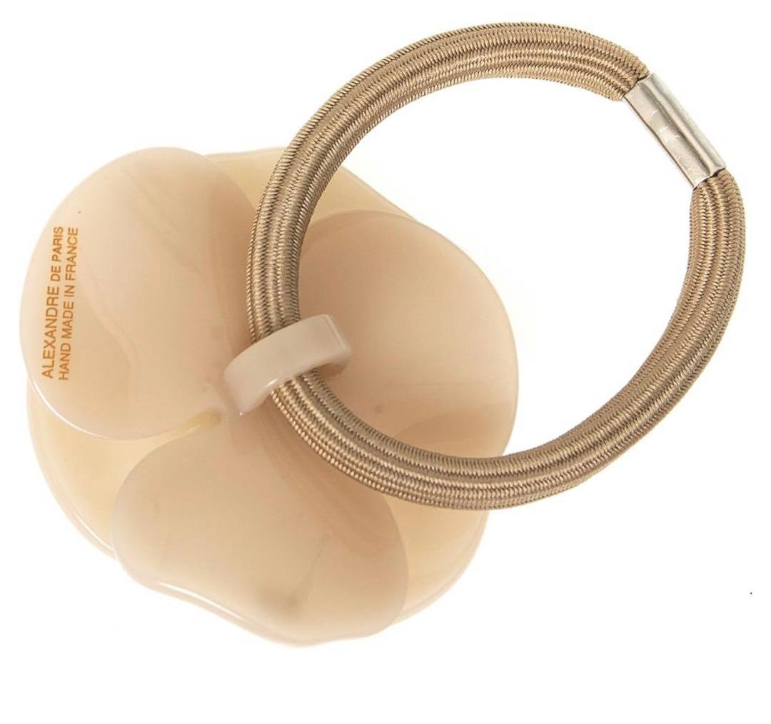 新品未使用　アレクサンドル ドゥ パリ　パールヘアゴム