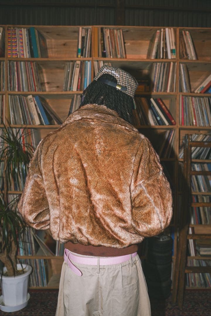 【極美品】BALLSY BROTHERS リバーシブルファーフライトジャケット