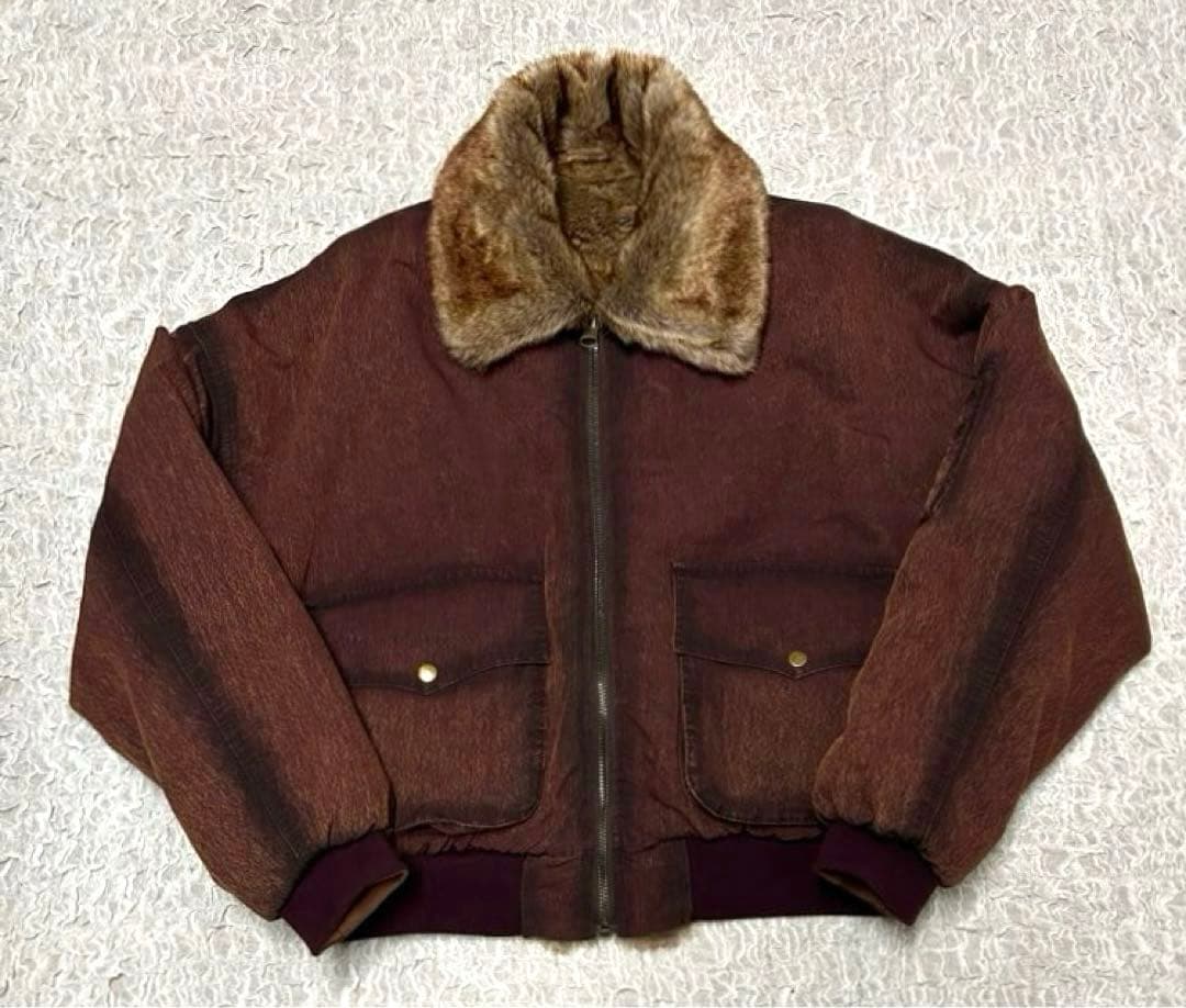 【極美品】BALLSY BROTHERS リバーシブルファーフライトジャケット