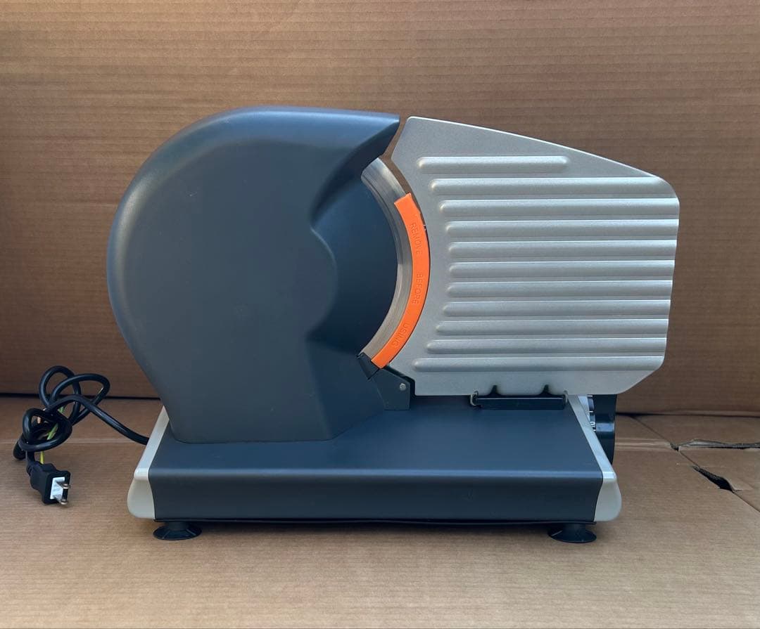 ミナト 家庭用ミートスライサー HMS-220(BK)-V2