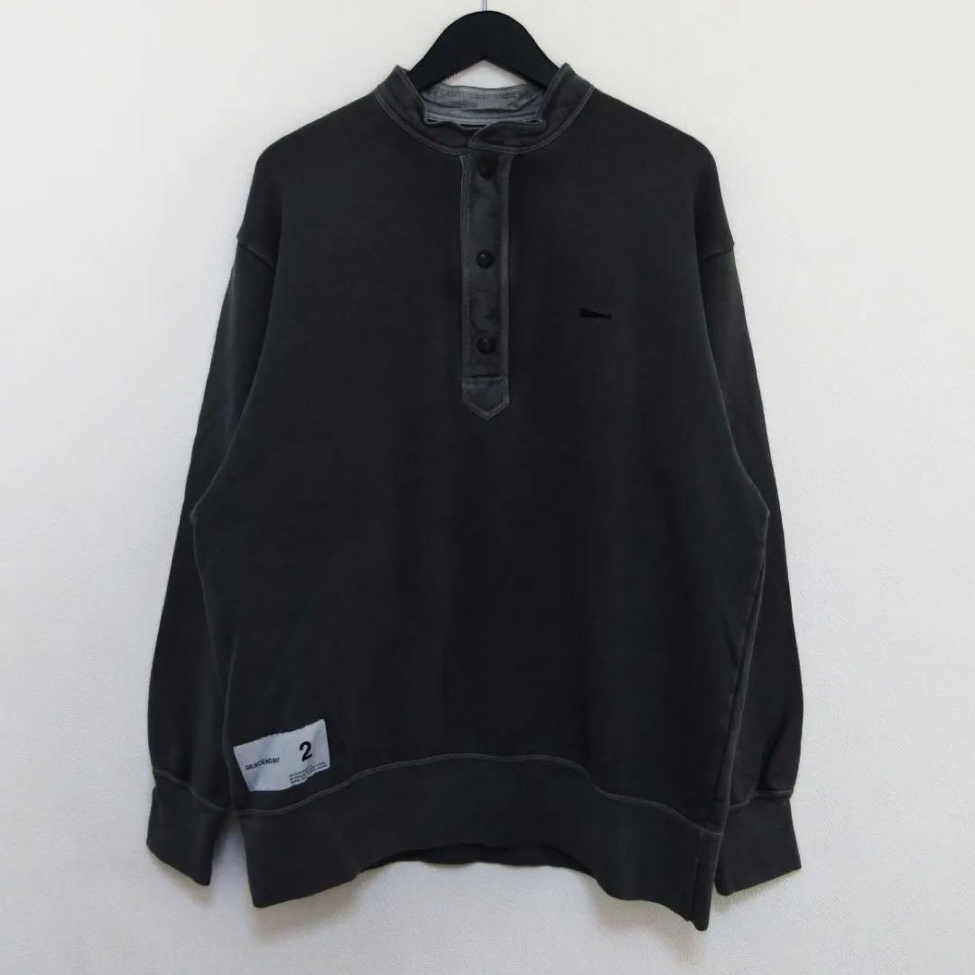 ディセンダント DESCENDANT HENLEY NECK SWEAT