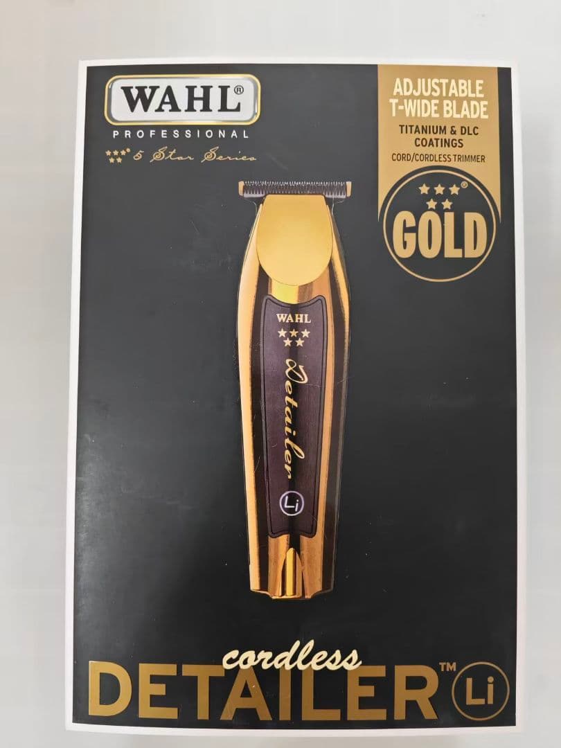 新品5 Star コードレス ゴールドディテイラー wahl バリカン