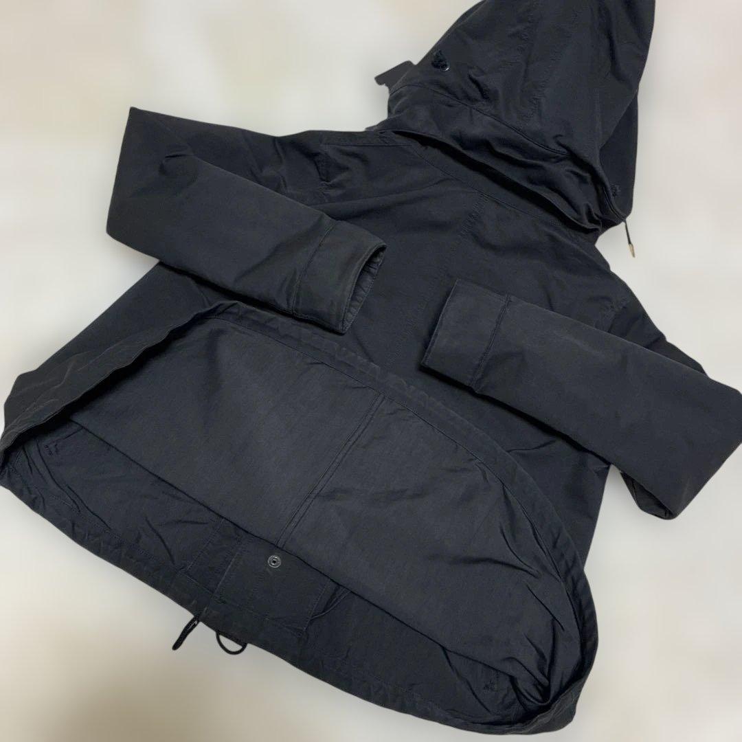 ザリラクスthe reracsワイヤー入りフードジャケット　ブラックサイズ40