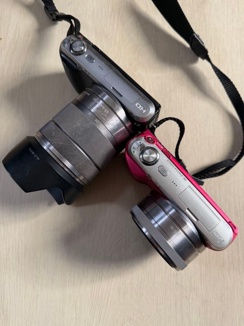 ジャンクSony nex-c3コンパクトデジタルカメラ２台