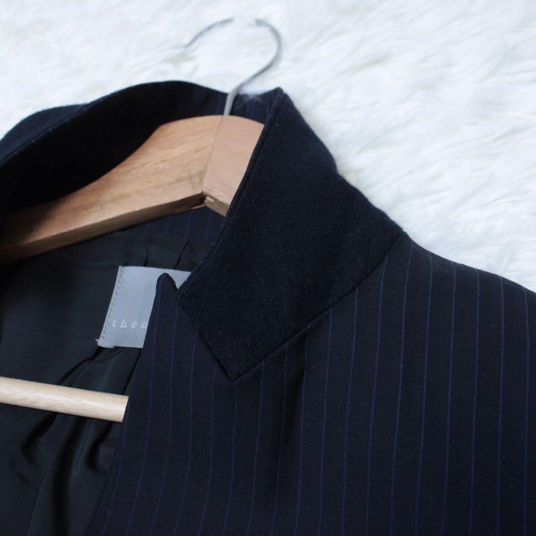 セオリーリュクス BERGMAN SUPER 120s セットアップ ストライプ