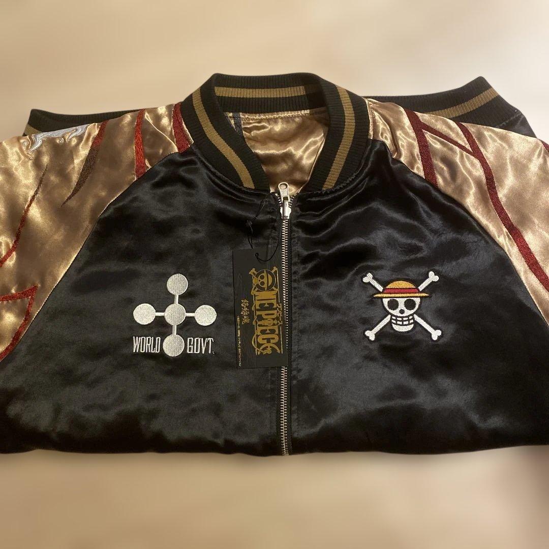 【格安新品】早い者勝ち　絡繰魂 粋 ワンピース スカジャン ルフィvs ルッチ