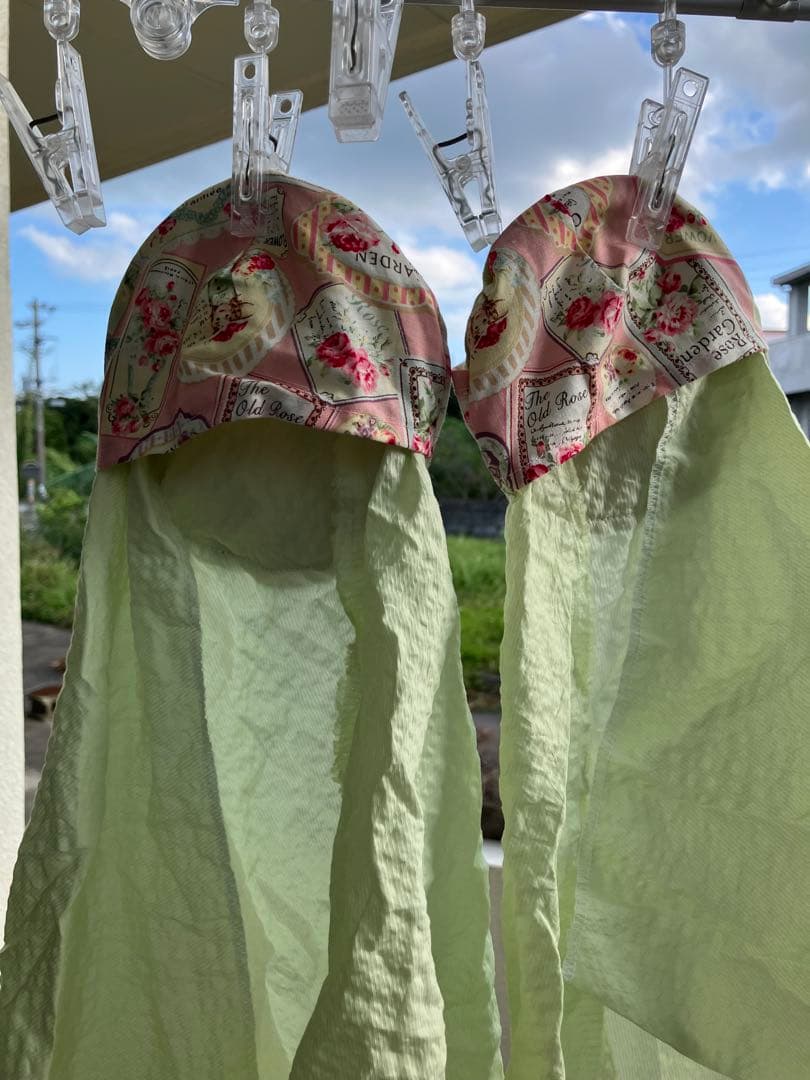 乳がんパッド　Lサイズ　丸形　【138】 ハンドメイド　デコパージュ雑貨