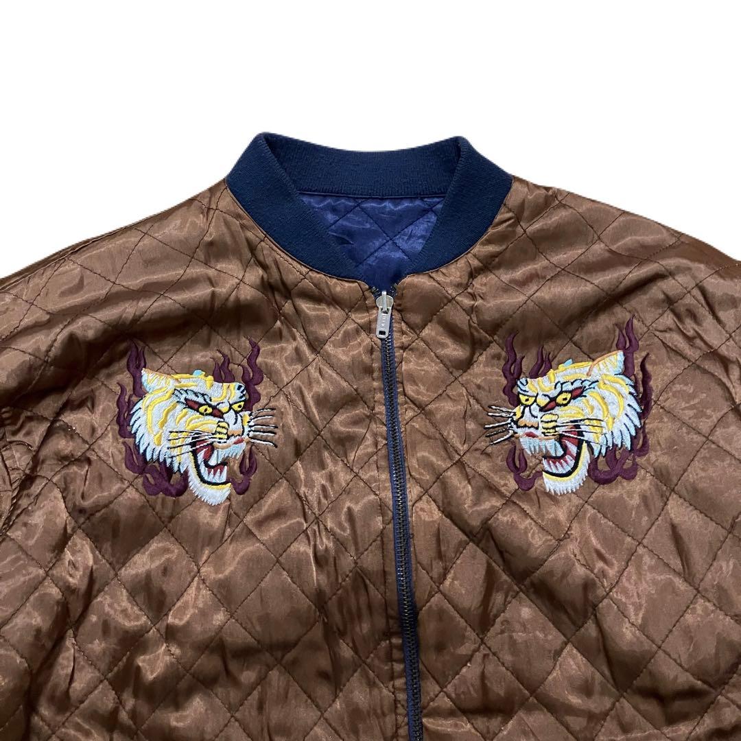 80s金タグ CREAM SODA クリームソーダ リバーシブル スカジャン