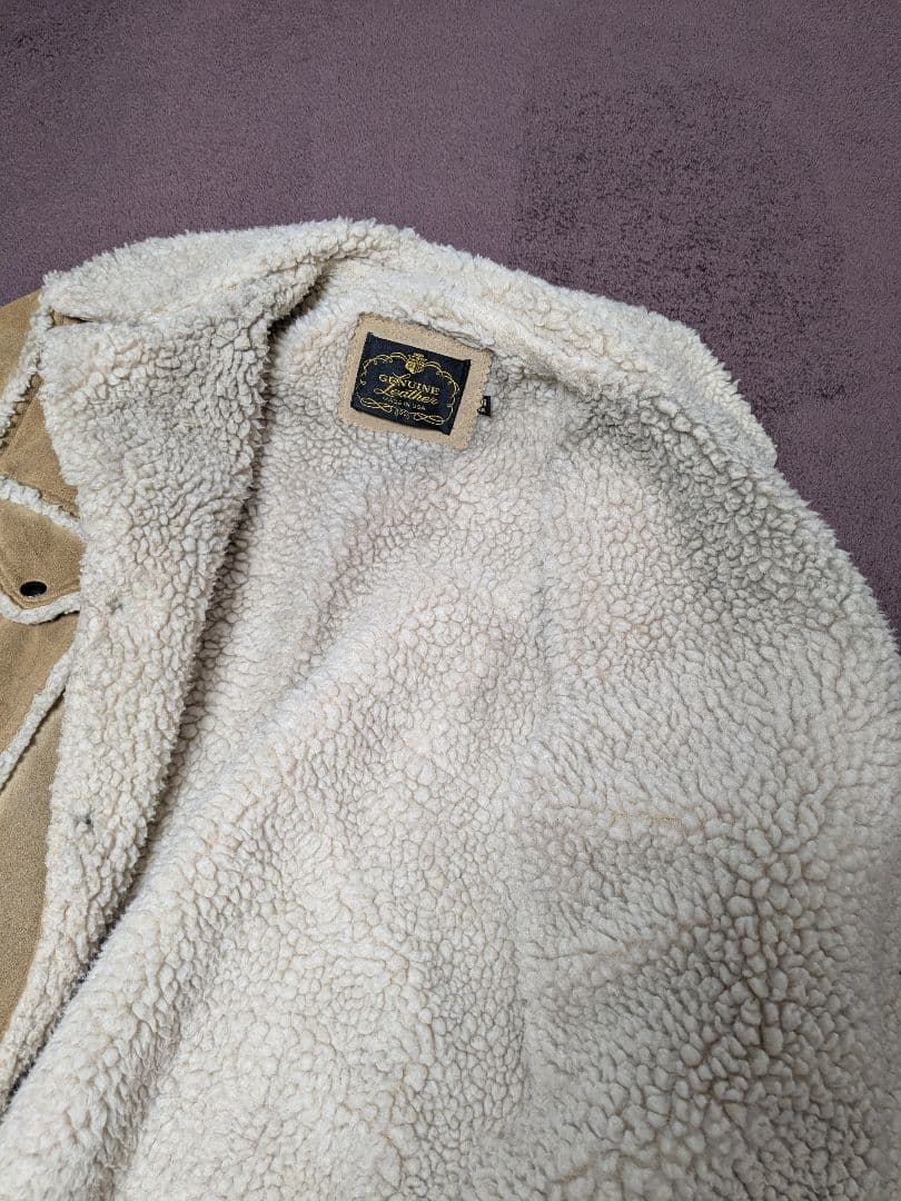 ★貴重40Ｌサイズ★大人気ヴィンテージスエードボアジャケット