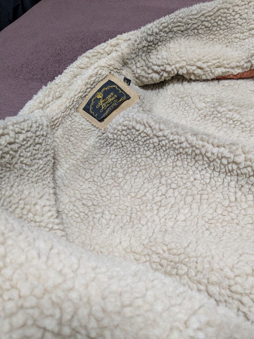 ★貴重40Ｌサイズ★大人気ヴィンテージスエードボアジャケット