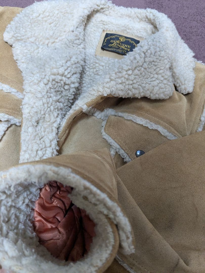 ★貴重40Ｌサイズ★大人気ヴィンテージスエードボアジャケット