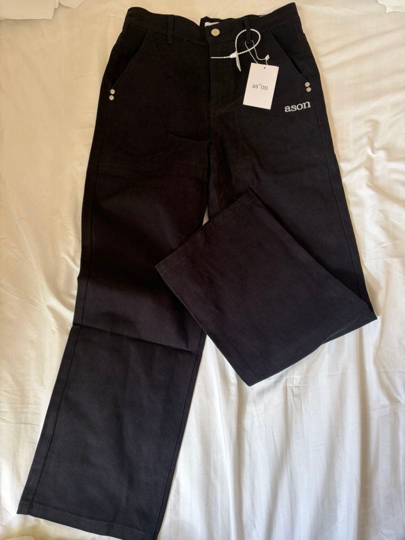 as\"on SMOG WIDE PANTS / BLACK 新品