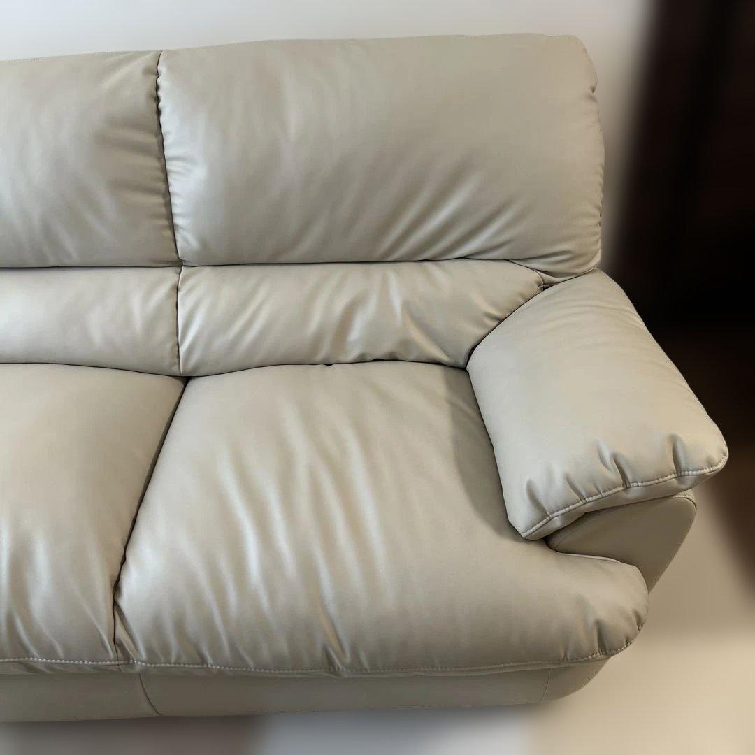 ニトリ　2人掛けソファ　Nシールドビット ３KD ベージュ