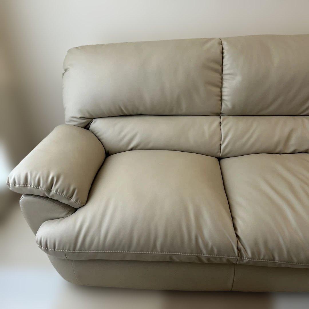 ニトリ　2人掛けソファ　Nシールドビット ３KD ベージュ