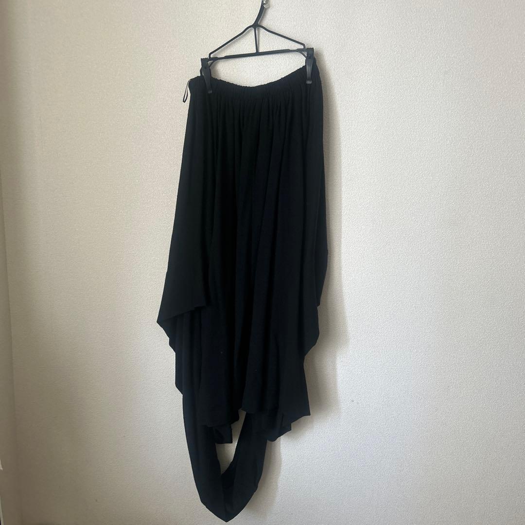 ブラック フレアロングスカート