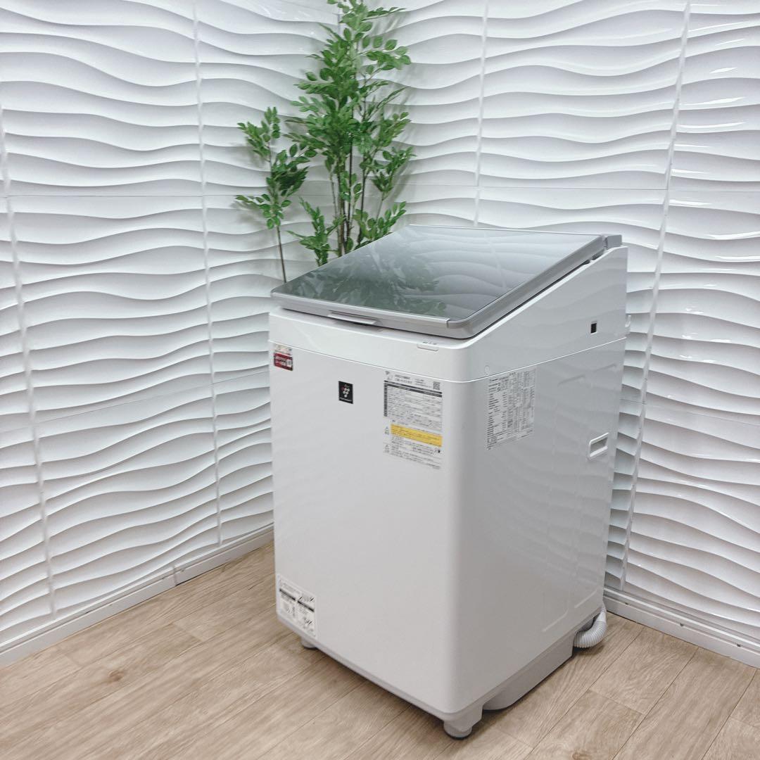 ◇大阪府 神戸市 配達料無料！5ヶ月保証！◇2023年◇シャープ洗濯機◇穴なし槽