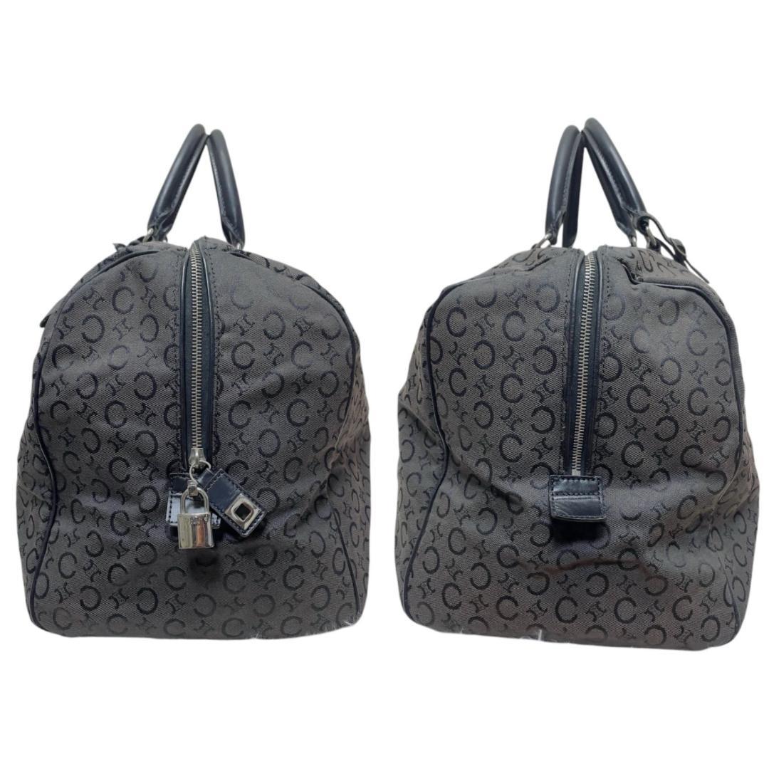 セリーヌ ボストンバッグ キャンバス ブラック トラベルバッグ 旅行鞄