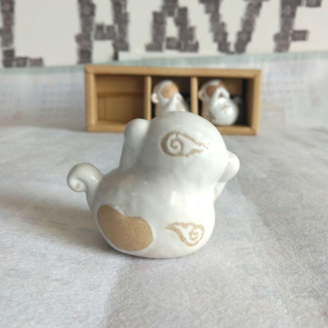 ナガヤ　三猿　見ざる聞かざる言わざる　箸置き