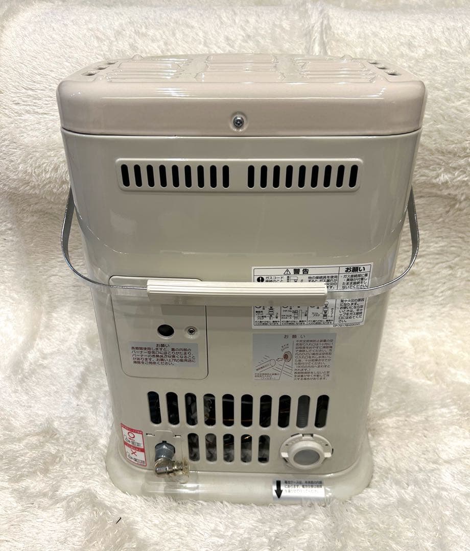 【外箱付き 美品】リンナナイ ガス赤外線ストーブ R-652PMSⅢ ガスコード