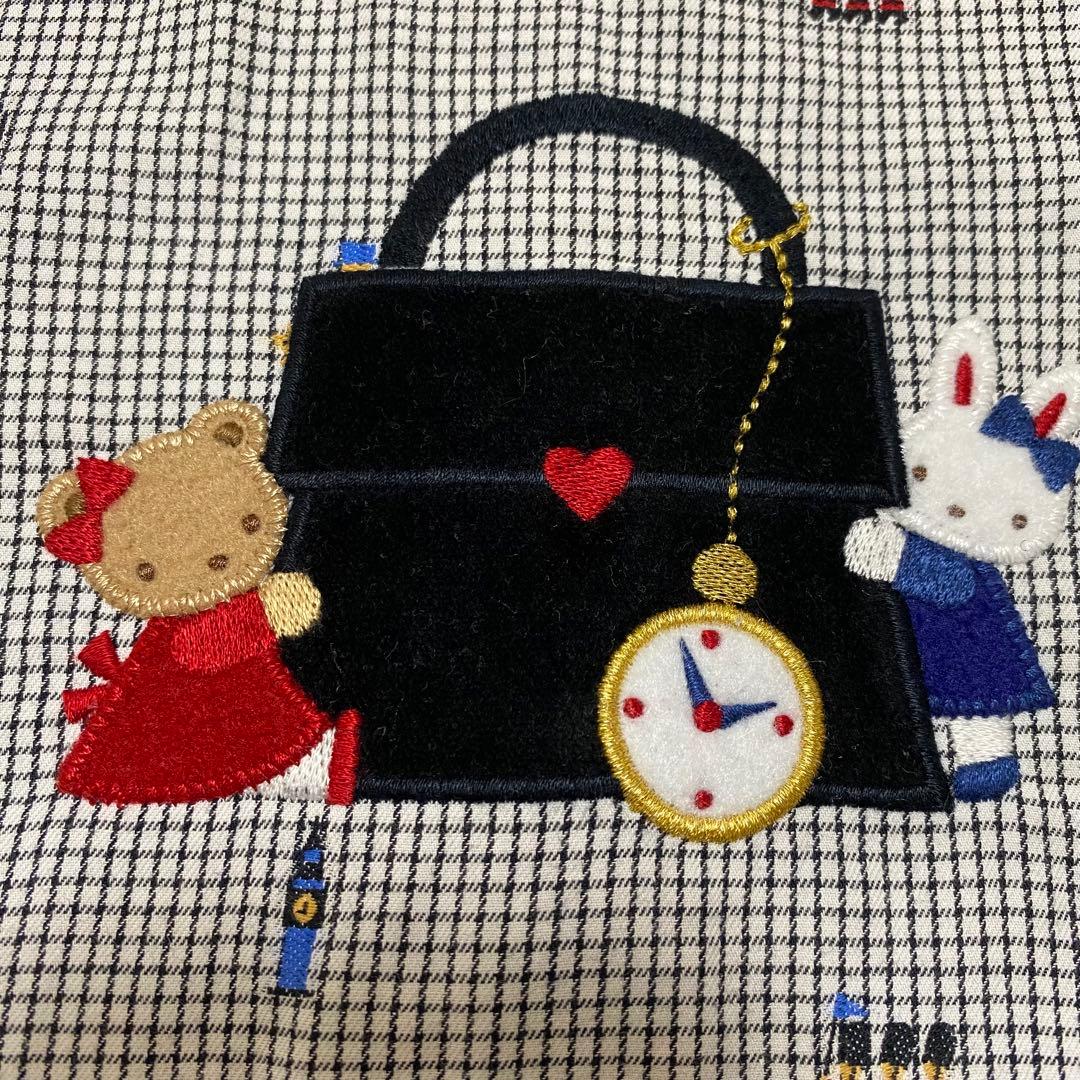 ファミリア　ロンドンシリーズ　イギリス　90cm 長袖　チェック柄ワンピース