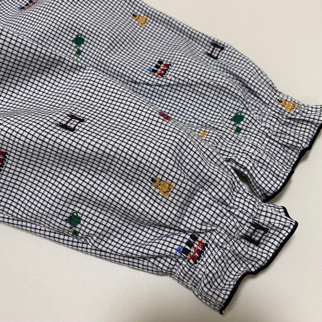 ファミリア　ロンドンシリーズ　イギリス　90cm 長袖　チェック柄ワンピース