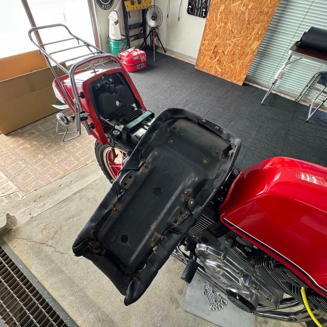 GSX250E GSX400E ザリ 三段 シート チョビ三 チョビサン