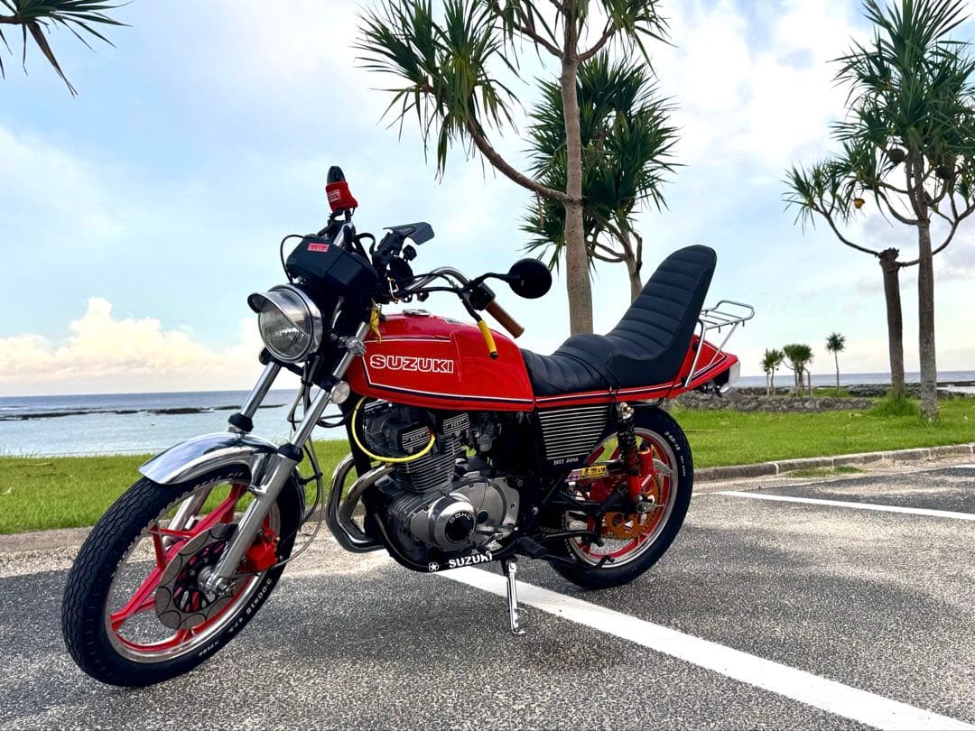 GSX250E GSX400E ザリ 三段 シート チョビ三 チョビサン