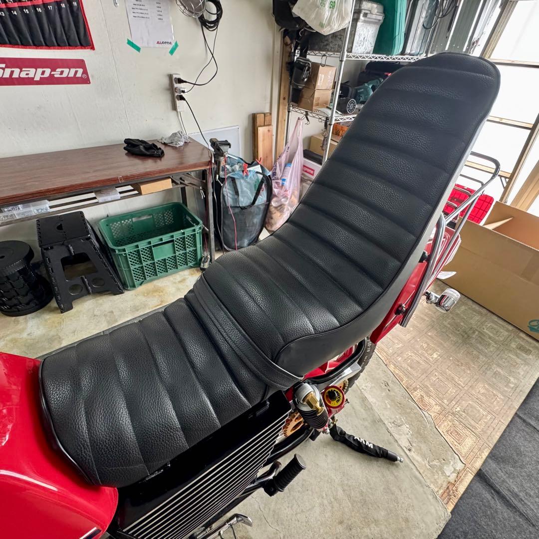 GSX250E GSX400E ザリ 三段 シート チョビ三 チョビサン