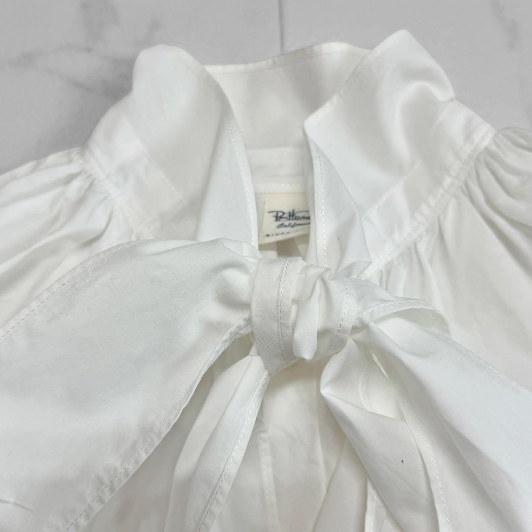 ロンハーマン ボウタイブラウス ホワイト